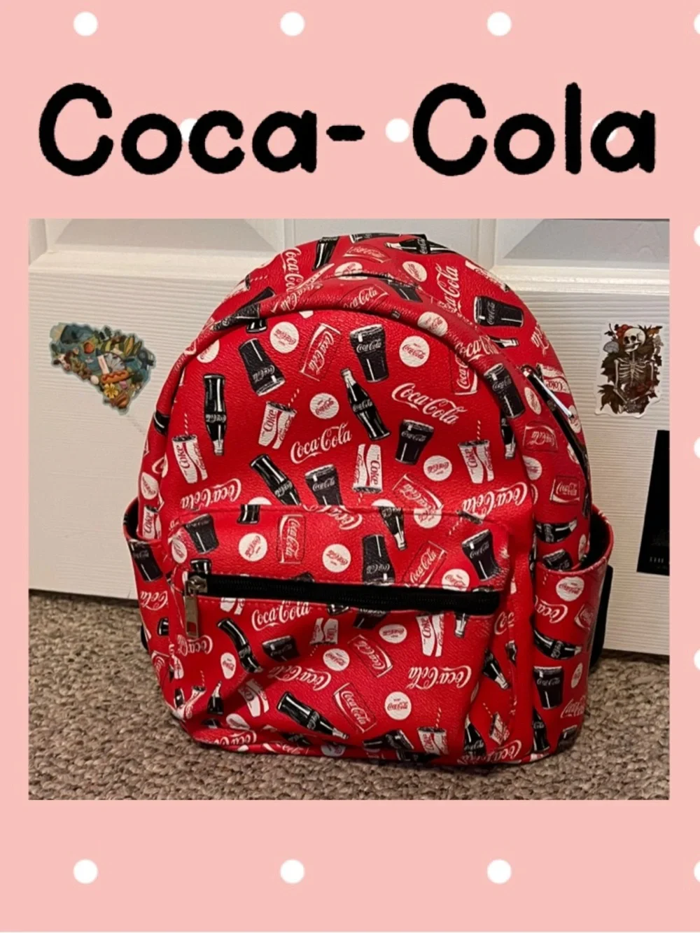 Coca-Cola Red Logo  Mini Backpack